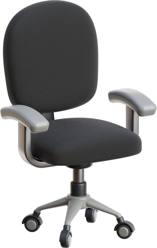 3D Office Chair Illustration